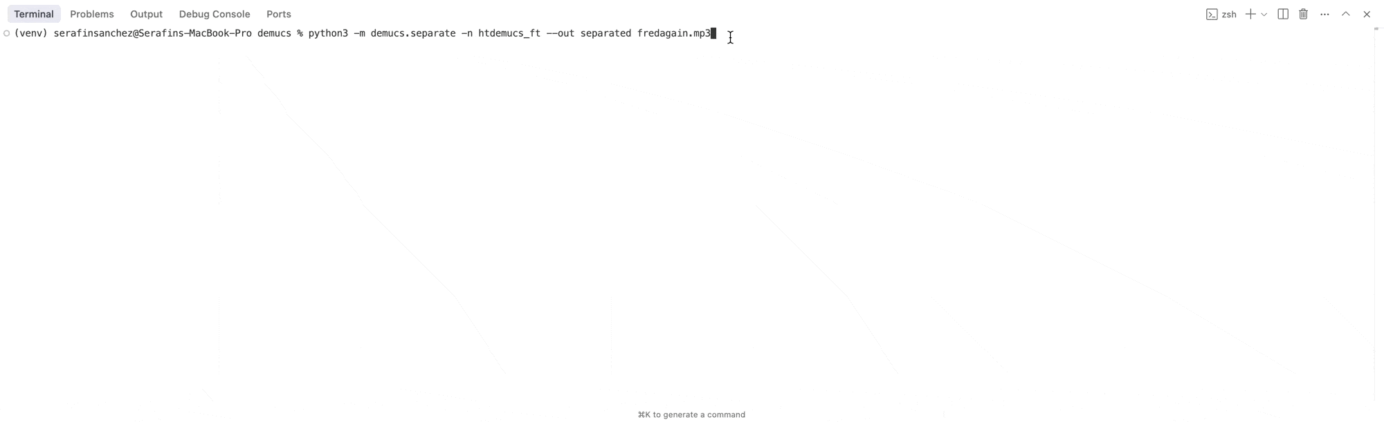 Music Source Separation CLI with Python, PyTorch, and Batch Processing preview