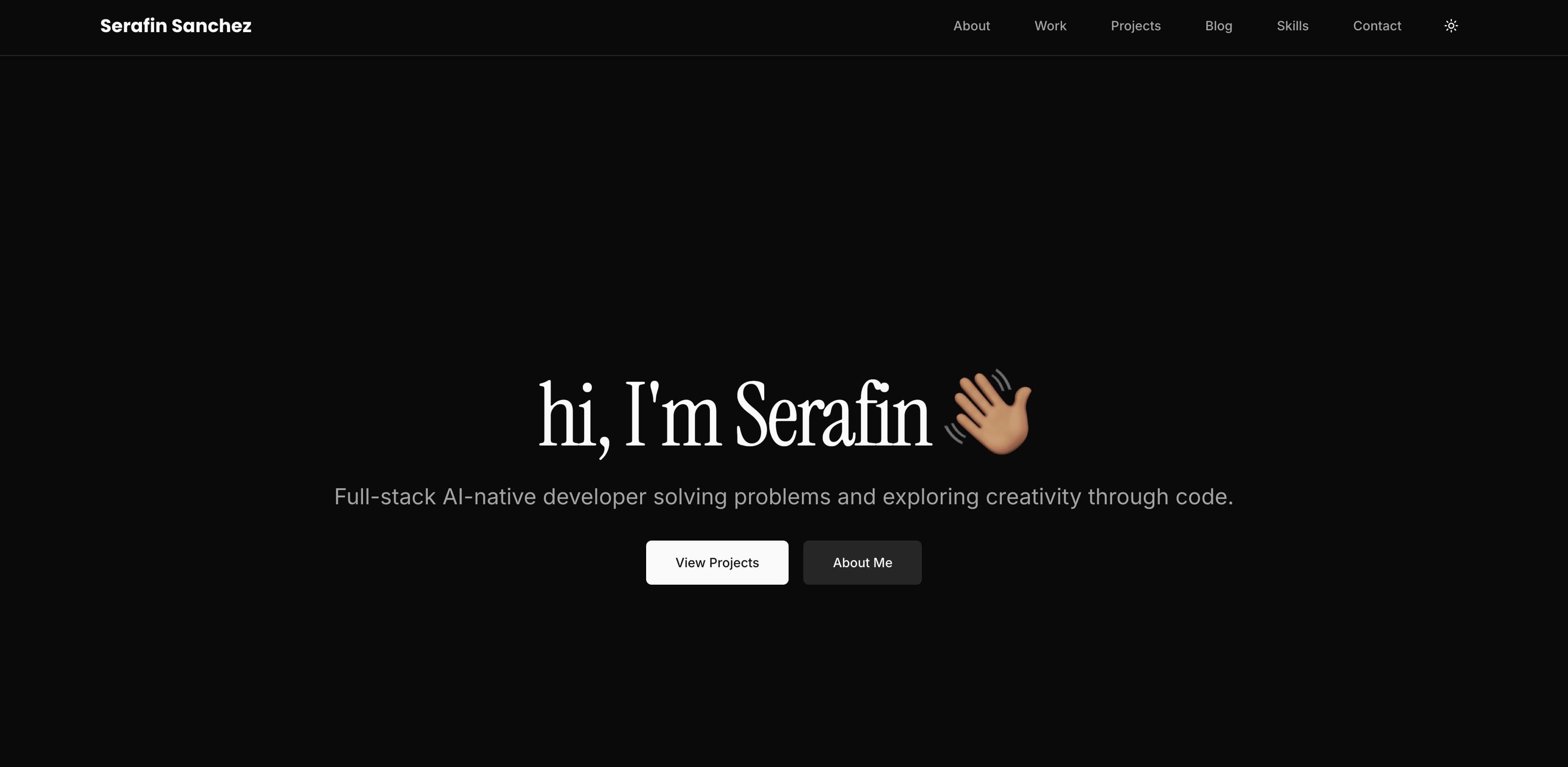 Developer Portfolio with Next.js 14, MDX, and shadcn/ui preview