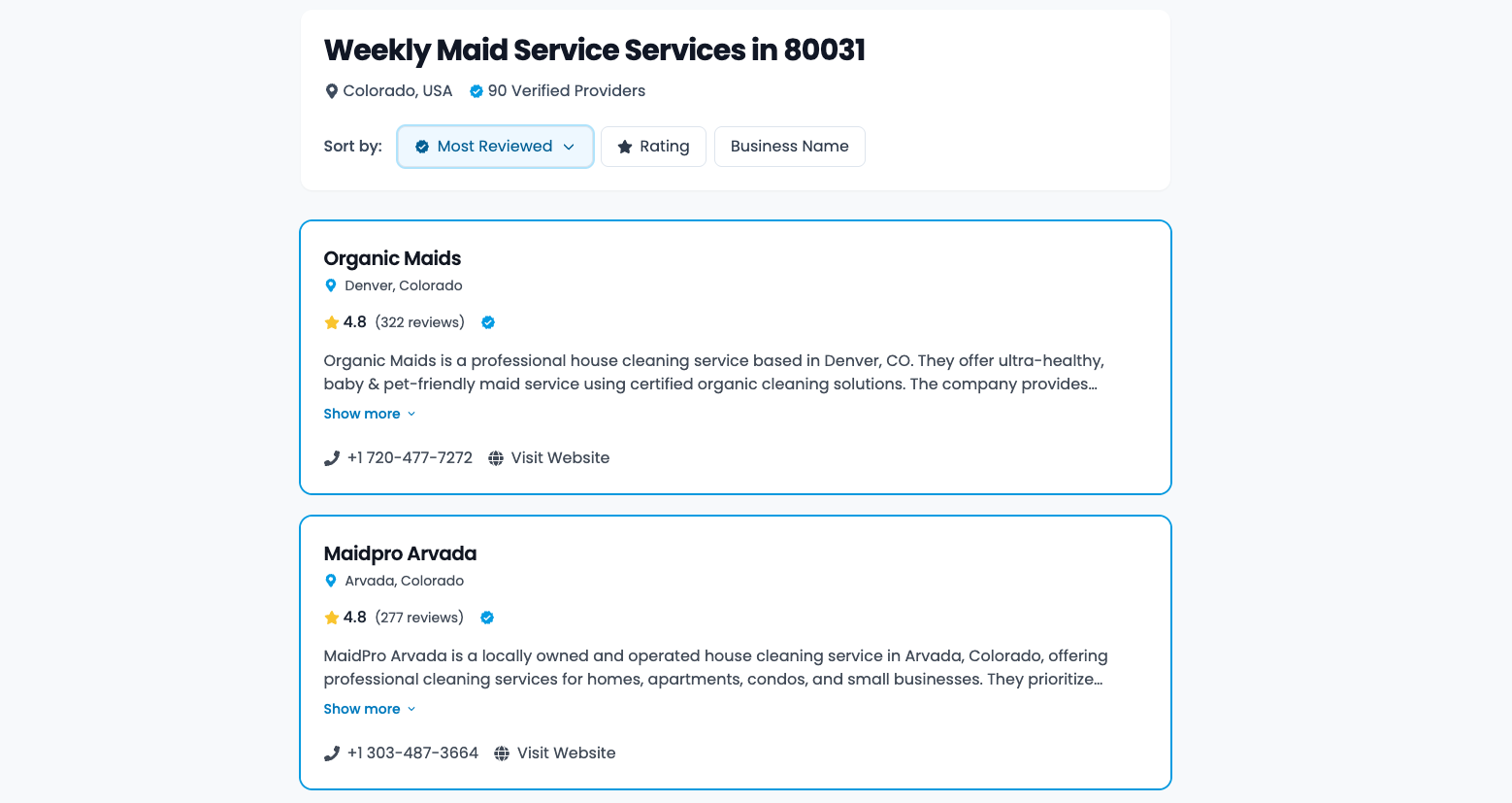 CleanerSpaces Business Profiles